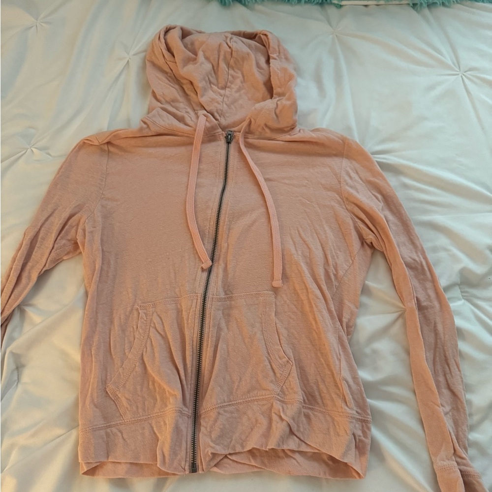 Aeropostale Pink Long Sleeve Relaxed Hoodie